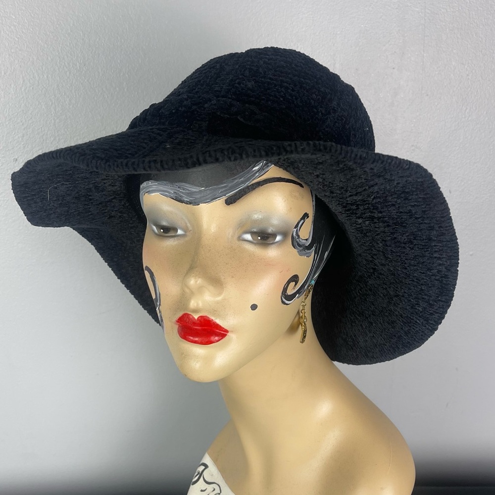Black Velour Hat